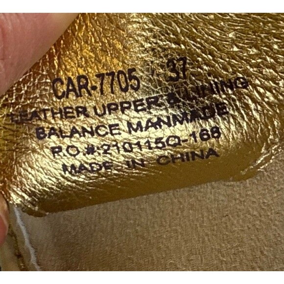 Alegria CARINA Cream Patent Leather Toe Wedge Sandals EU Sz 37 US 7-7.5 CAR-7705 - Picture 8 of 8